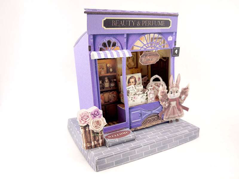 Beauty & Perfume House — Decorative Light House Papercraft for Home Décor or Gifting (Printable Digital Download)