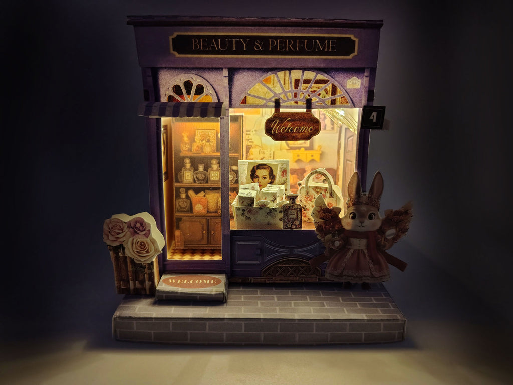 PickScene Beauty & Perfume House — Decorative Light House Papercraft for Home Décor or Gifting (Printable Digital Download)