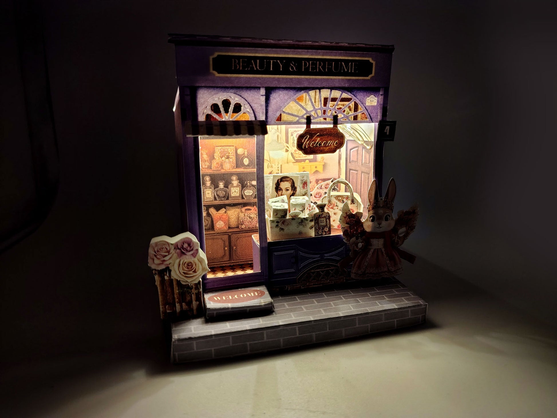 PickScene Beauty & Perfume House — Decorative Light House Papercraft for Home Décor or Gifting (Printable Digital Download)