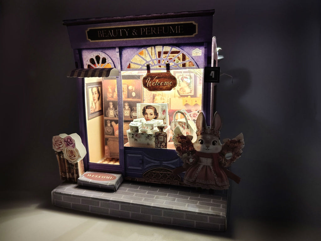 PickScene Beauty & Perfume House — Decorative Light House Papercraft for Home Décor or Gifting (Printable Digital Download)