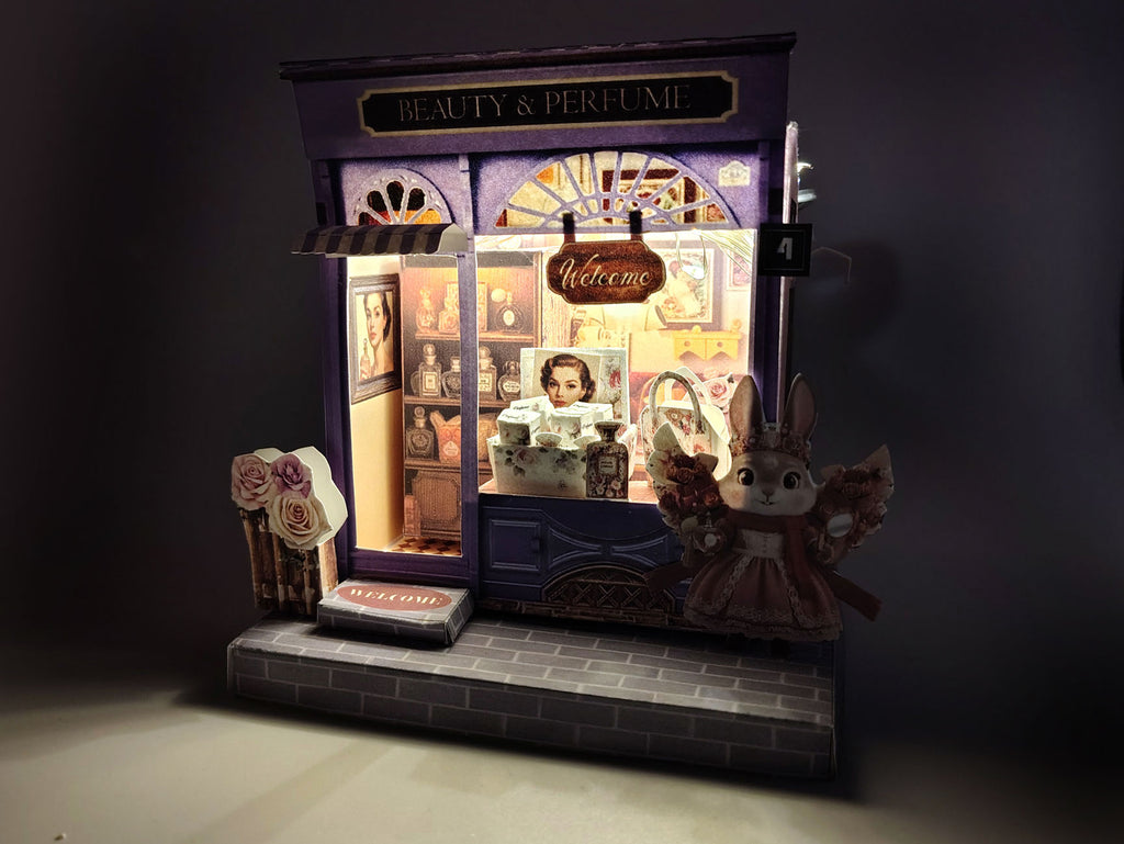 PickScene Beauty & Perfume House — Decorative Light House Papercraft for Home Décor or Gifting (Printable Digital Download)