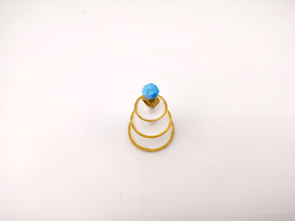 1:12 Three-Tier Dessert Stand STL — Miniature Tiered Cake & Tea Plate for Dollhouse Afternoon Tea (3D Print File, Instant Download)