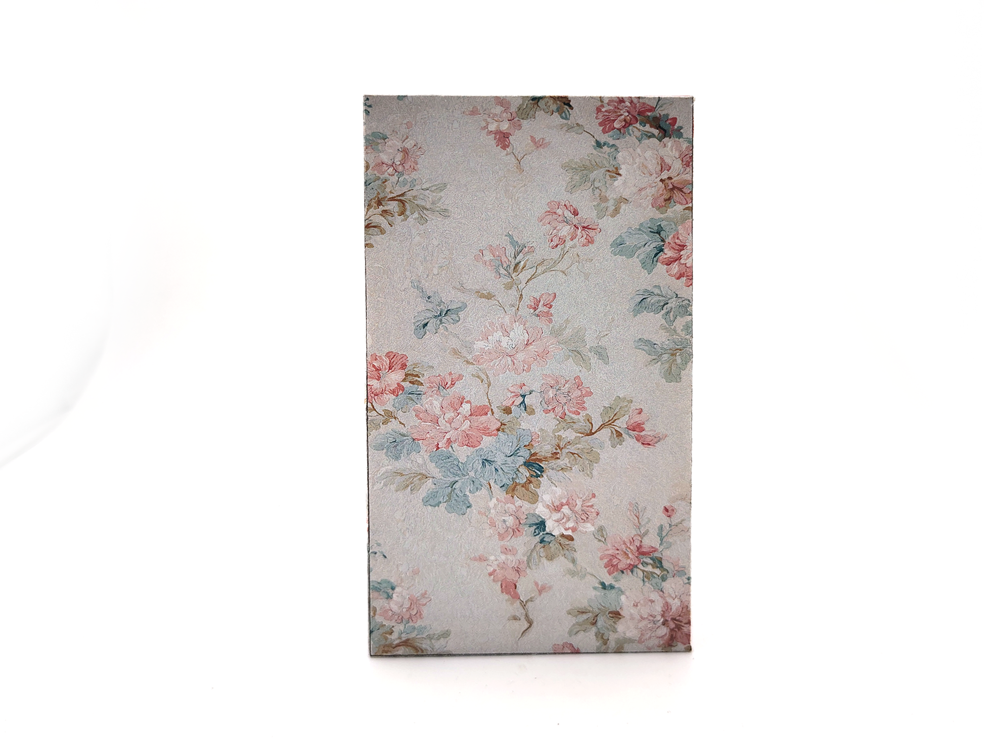 1:12 Vintage Paper Wardrobe — Openable Dollhouse Cabinet with Floral Pattern & Pull-Out Drawer (Printable, No Wood)