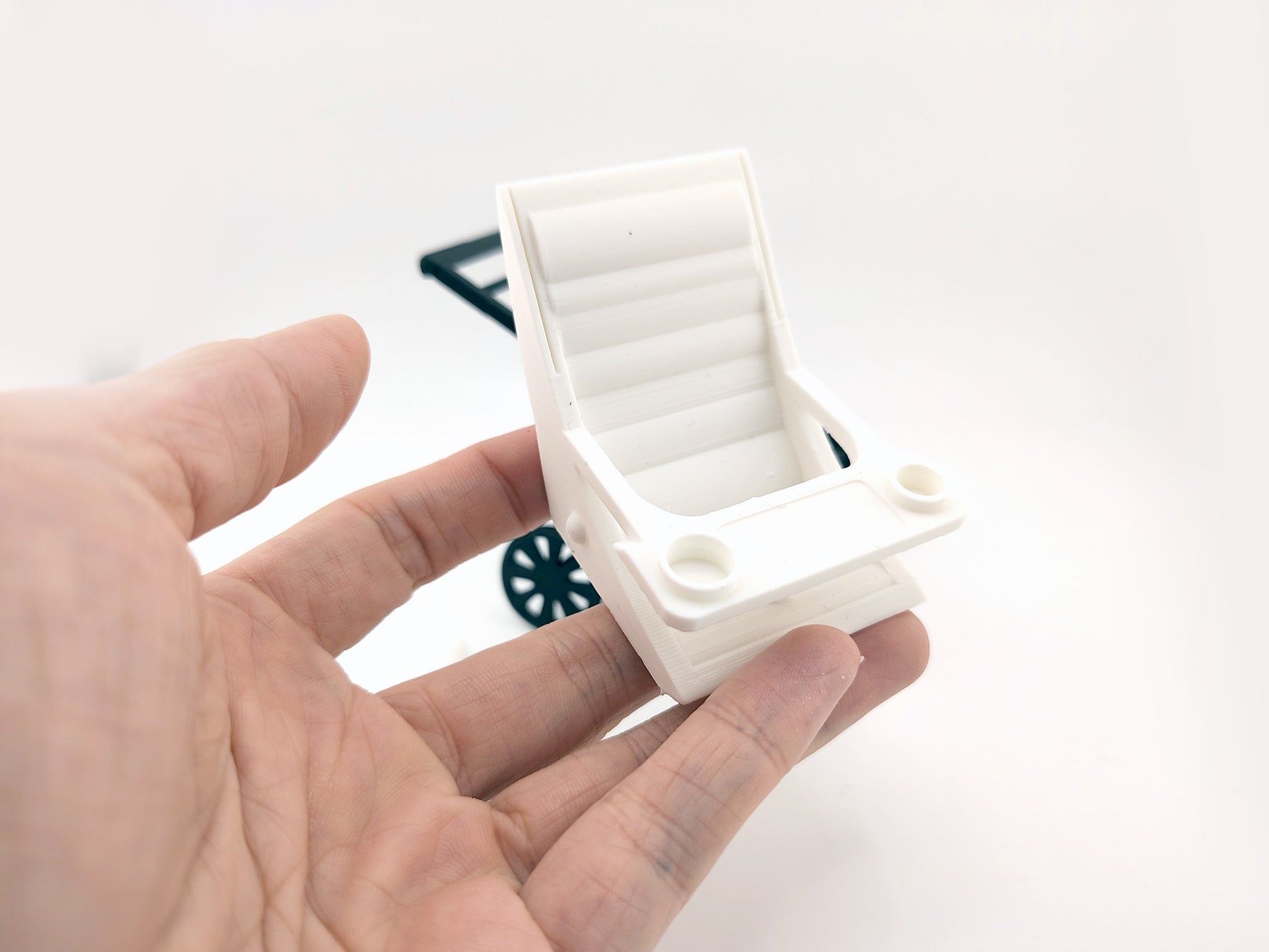 1:12 Baby High Stroller (wheel movable) STL8 styles — Miniature Baby Furniture for Dollhouse Nurseries (3D Print File, Instant Download)