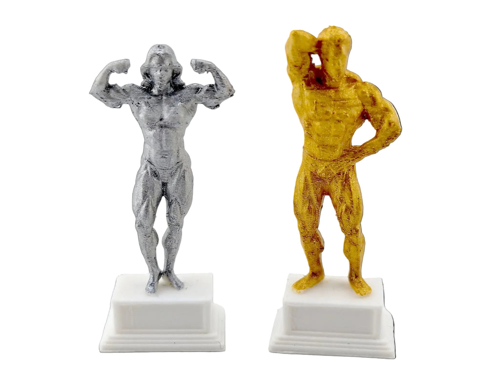 1:12 Miniature Bodybuilder Statue STL — Classic Fitness Trophy Figurine for Dollhouse Gym & Display (3D Print File, Instant Download)