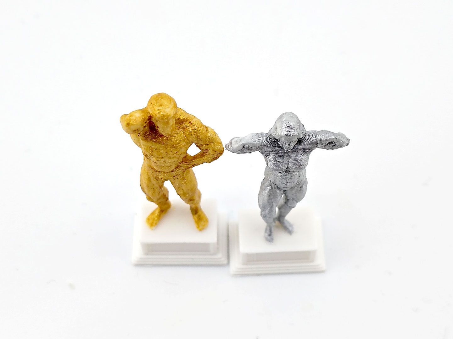 1:12 Miniature Bodybuilder Statue STL — Classic Fitness Trophy Figurine for Dollhouse Gym & Display (3D Print File, Instant Download)