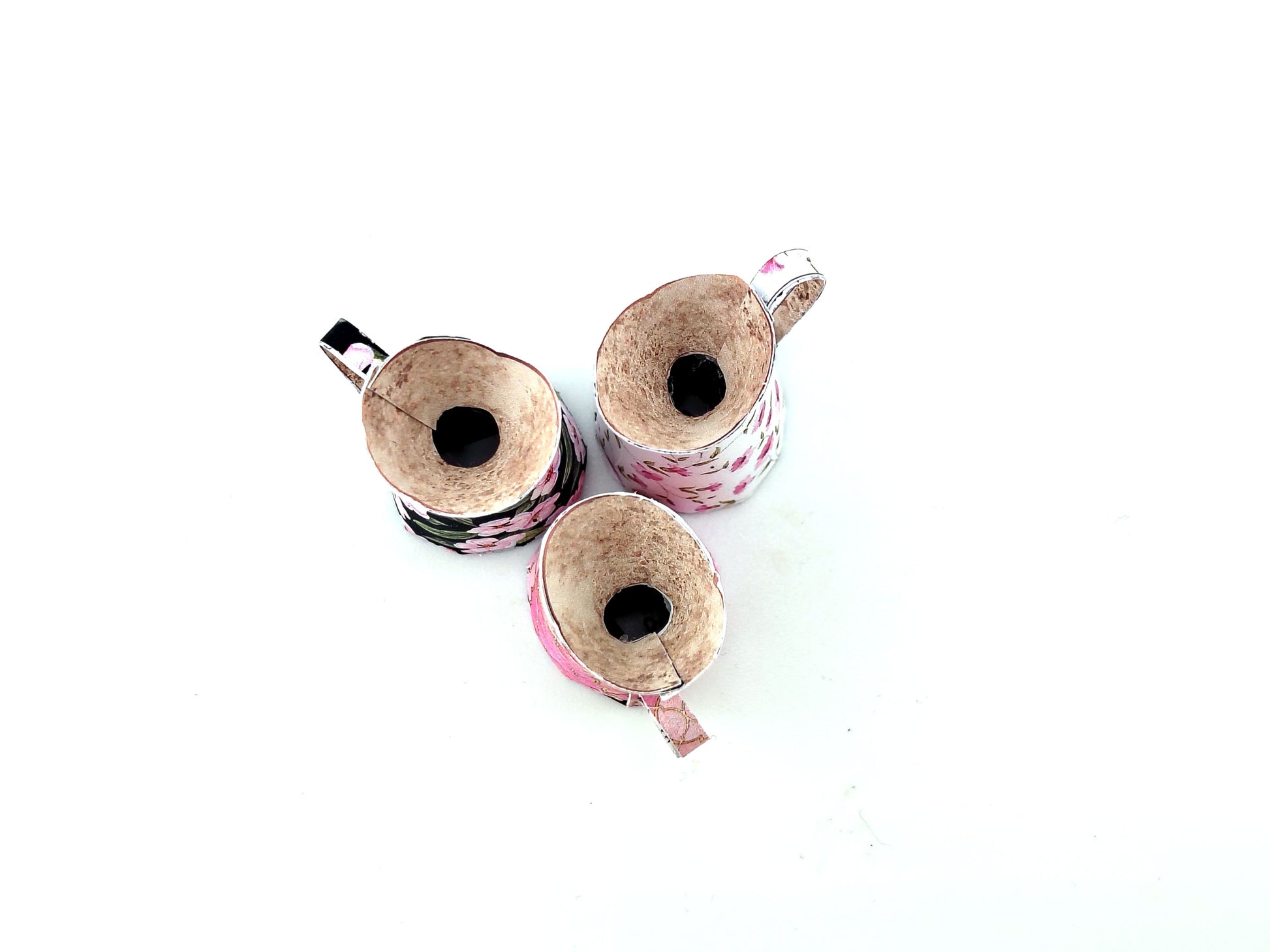 Miniature Pitcher Set, Floral Pattern, 1:12 Scale (Digital Download)