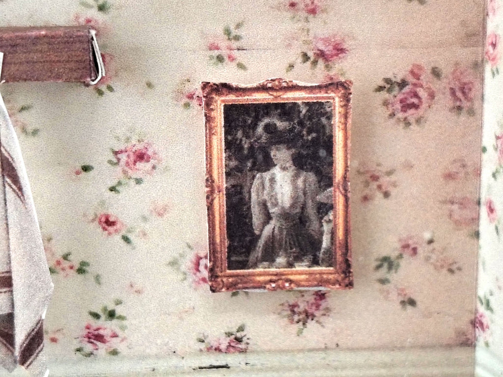 High Tea Room Miniature Photo Frames Kit, DIY Victorian Gallery Wall, Dollhouse Picture Frames Template, Digital Download