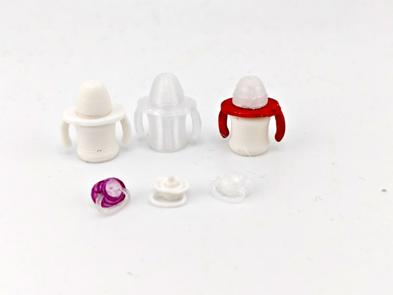 1:12 Scale 3D Miniature Pacifier Sippy Cup STL Files (Digital Download)