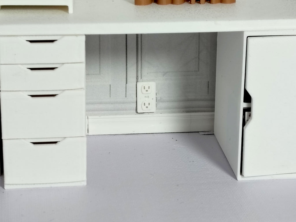 Light Switch and Outlet set for 1:!2 dollhouse ready to ship
