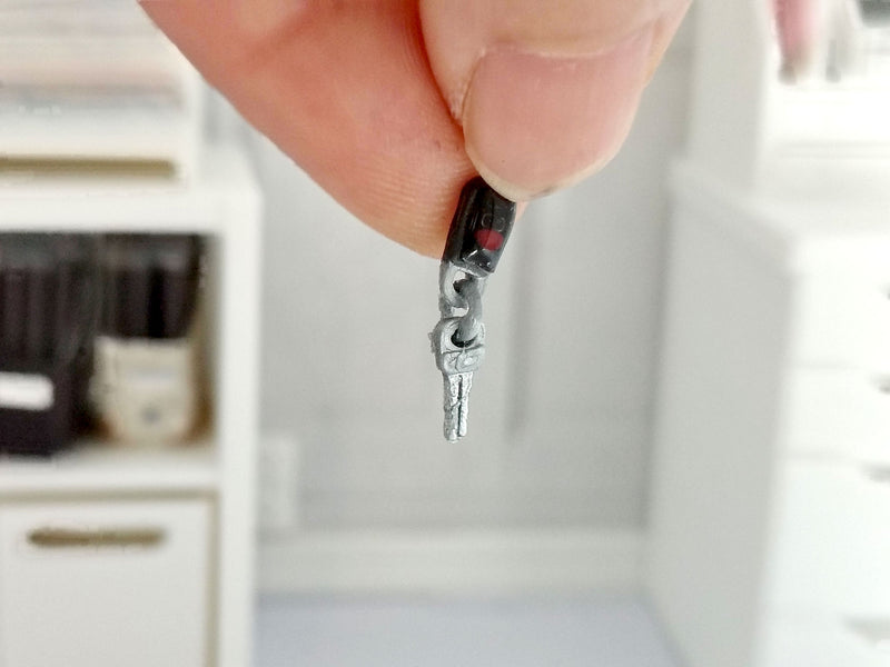 1:12 Scale Miniature Car Key Fob Keychain（Physical Product)
