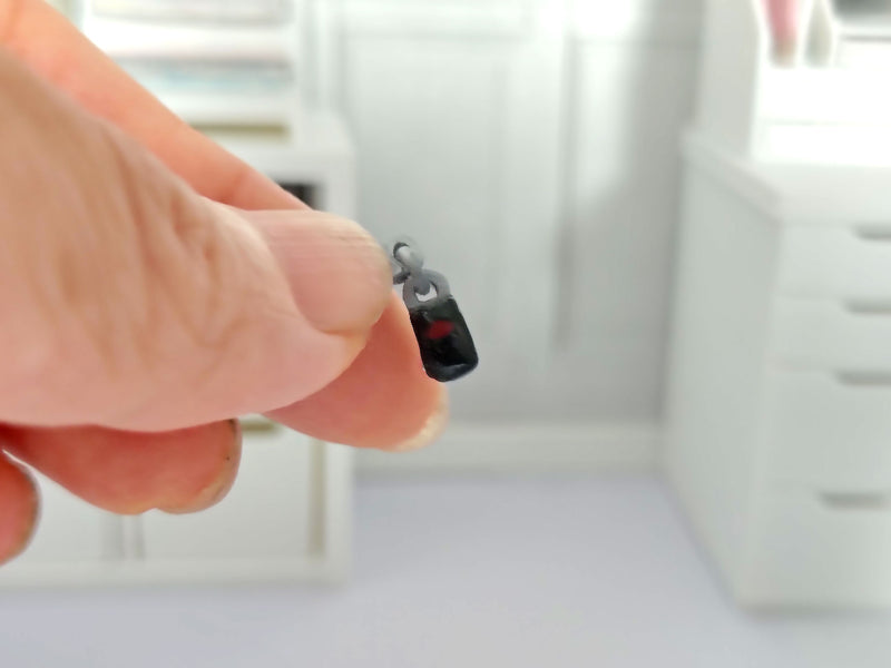 1:12 Scale Miniature Car Key Fob Keychain（Physical Product)