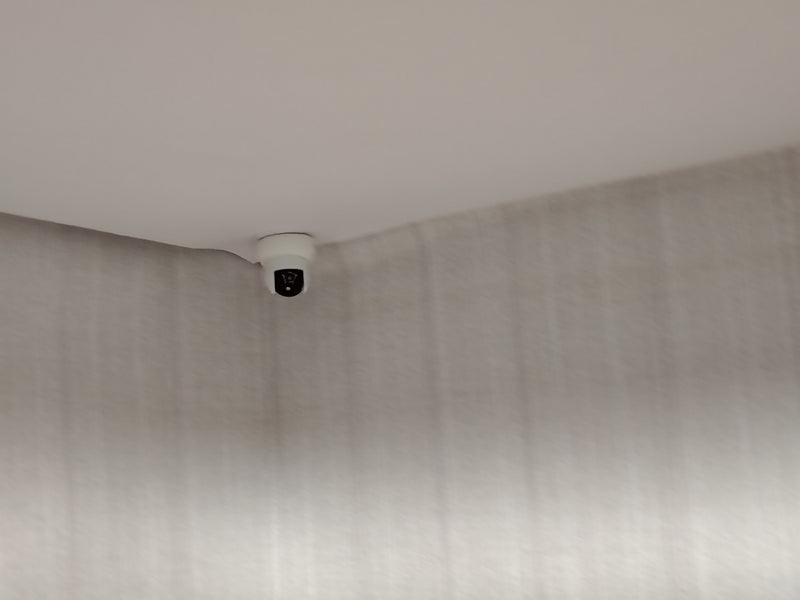 1:12 360 Degree Movable Dome Security Camera, Tiny Modern CCTV Surveillance Prop, Commercial Office Baby Room Security (Physical product)