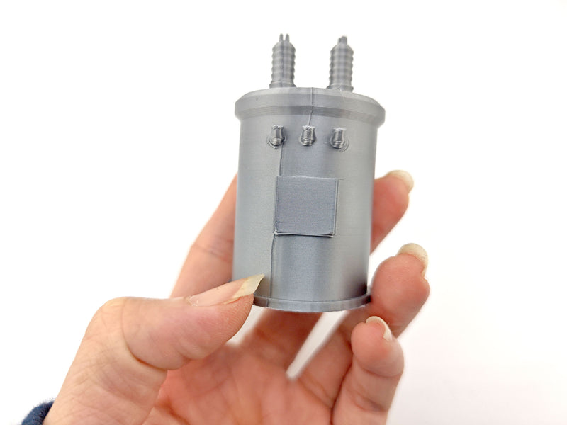 (As Is) 1:12 Scale Utility Pole Transformer & Insulators Kit