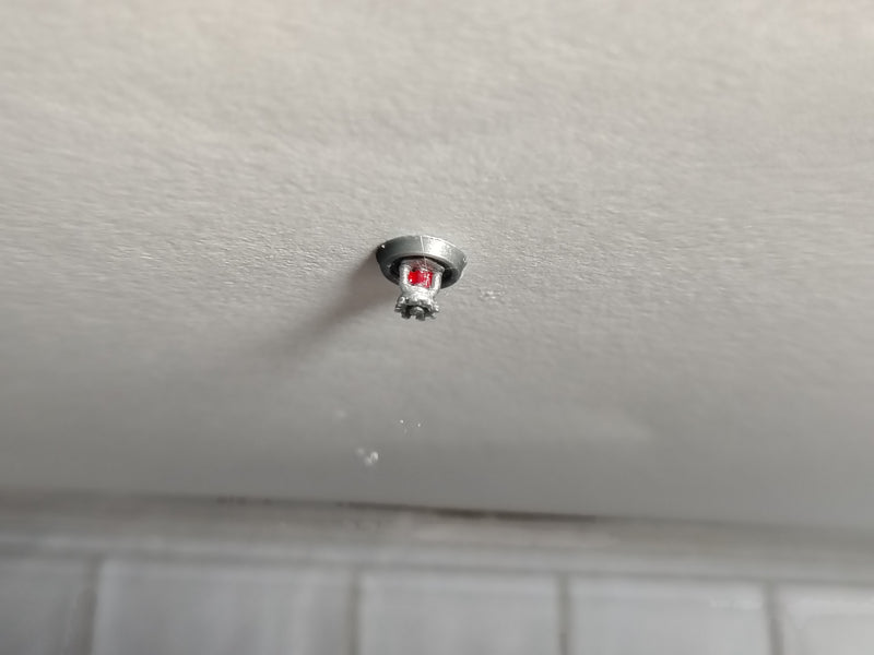 1:12 Scale Miniature Fire Sprinkler Head, Tiny Ceiling Mount Safety Fixture, Dollhouse Office Shop Apartment Hotel(Physical Product)