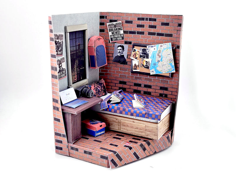 Printable Superhero Teenager Bedroom Diorama Kit (Digital Download)