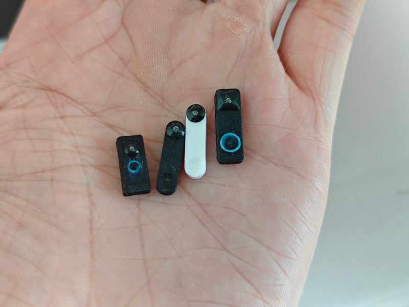 1:12 Smart Doorbell, Handcrafted Dollhouse Miniature Security Camera Prop (Physical Product)