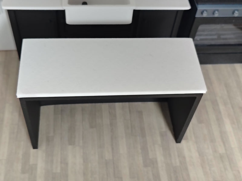 1:12 Kitchen Island STL File, Modern Dollhouse Countertop 3D Print File (Digital Product)