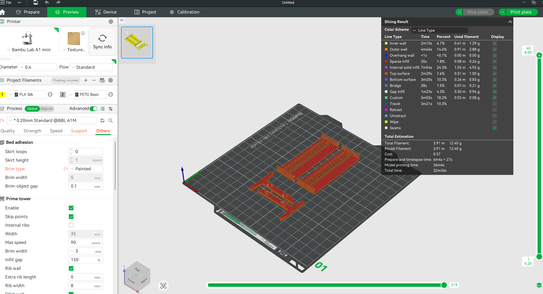 1:12 Dumbbell STL — Miniature Fitness Weight for Dollhouse Gym & Workout Dioramas (3D Print File, Instant Download)