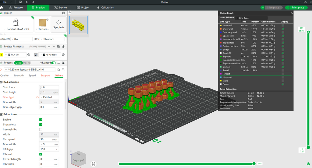 1:12 Dumbbell STL — Miniature Fitness Weight for Dollhouse Gym & Workout Dioramas (3D Print File, Instant Download)