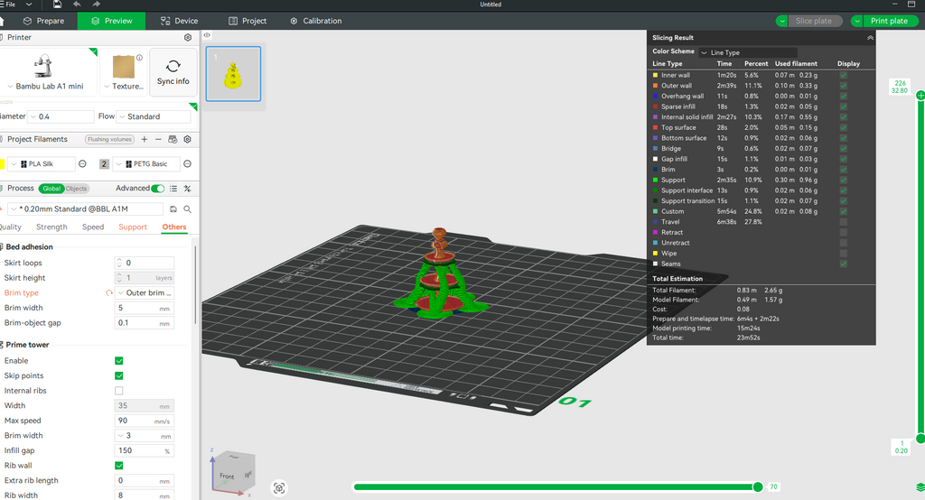 1:12 Three-Tier Dessert Stand STL — Miniature Tiered Cake & Tea Plate for Dollhouse Afternoon Tea (3D Print File, Instant Download)