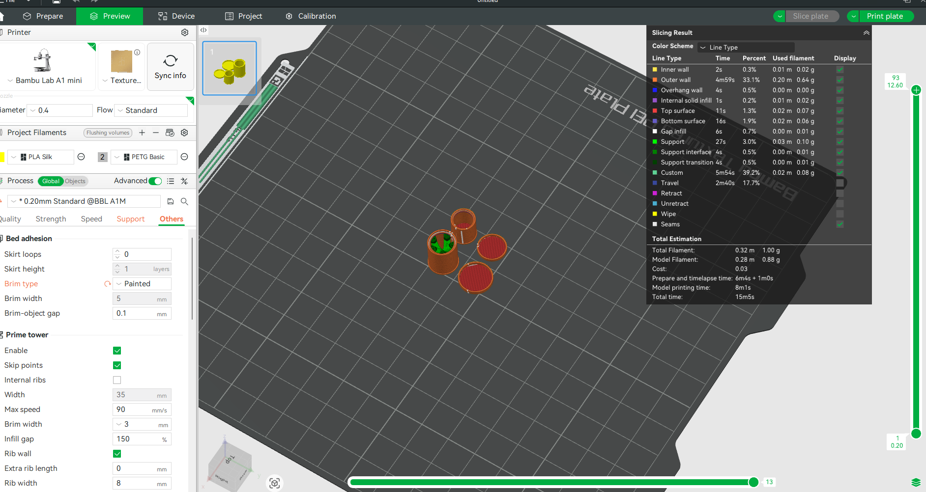 1:12 Baby Milk Bottle & Formula Set STL — 6 Styles Miniature Baby Care for Dollhouse (3D Print File, Label included, Instant Download)