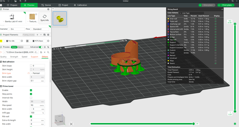 1:12 Baby Potty STL File for 3D Printing, Miniature Dollhouse Nursery Furniture, Bathroom Accessory 3D Model