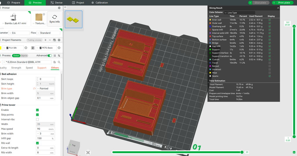 ATM with light and without light STL file for 1:12 doll, Cash and credit card insert