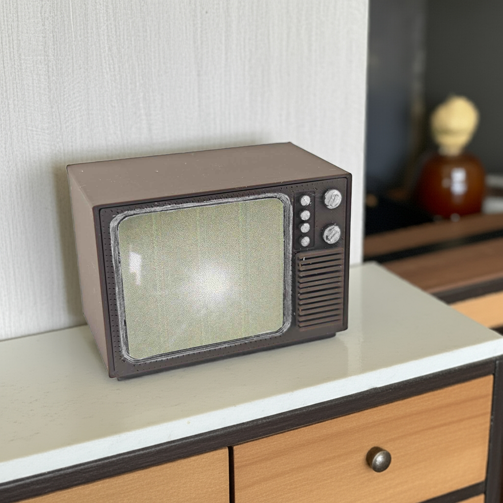 Build my mini old TV 3d print