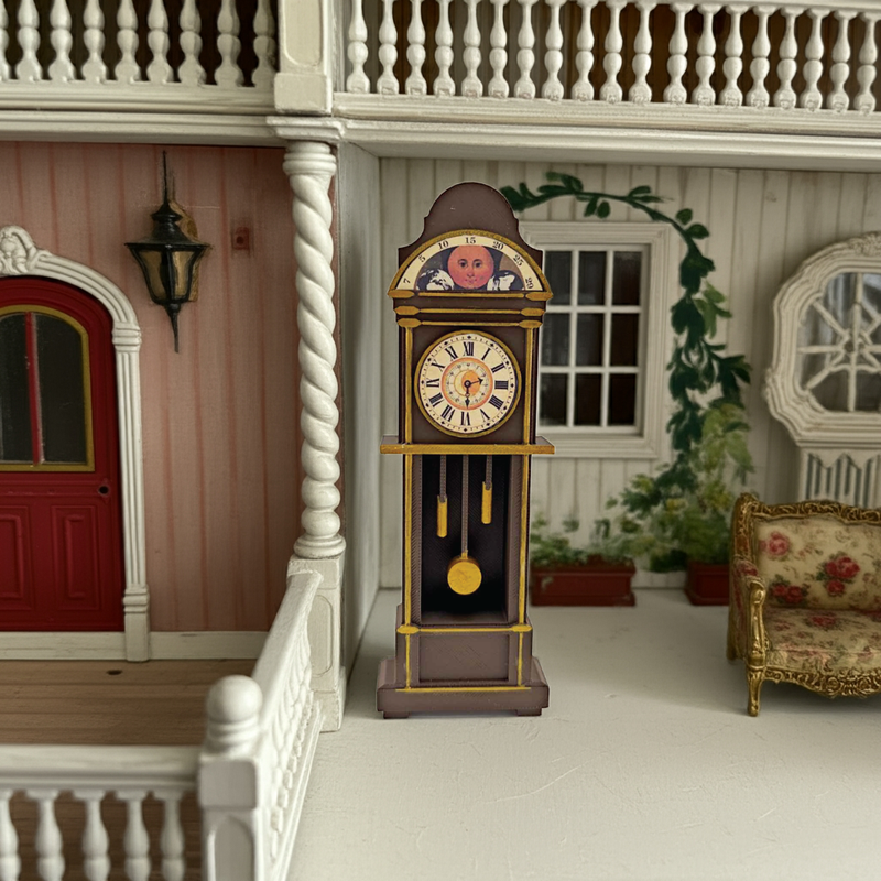 vintage grandfather clock 3d print file