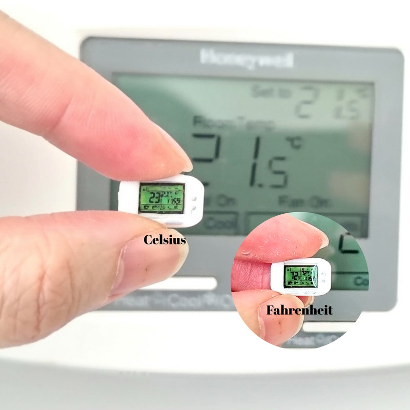 1:12 Mini Thermostat, White FDM Smart Home Dollhouse Accessory (Physical Product)