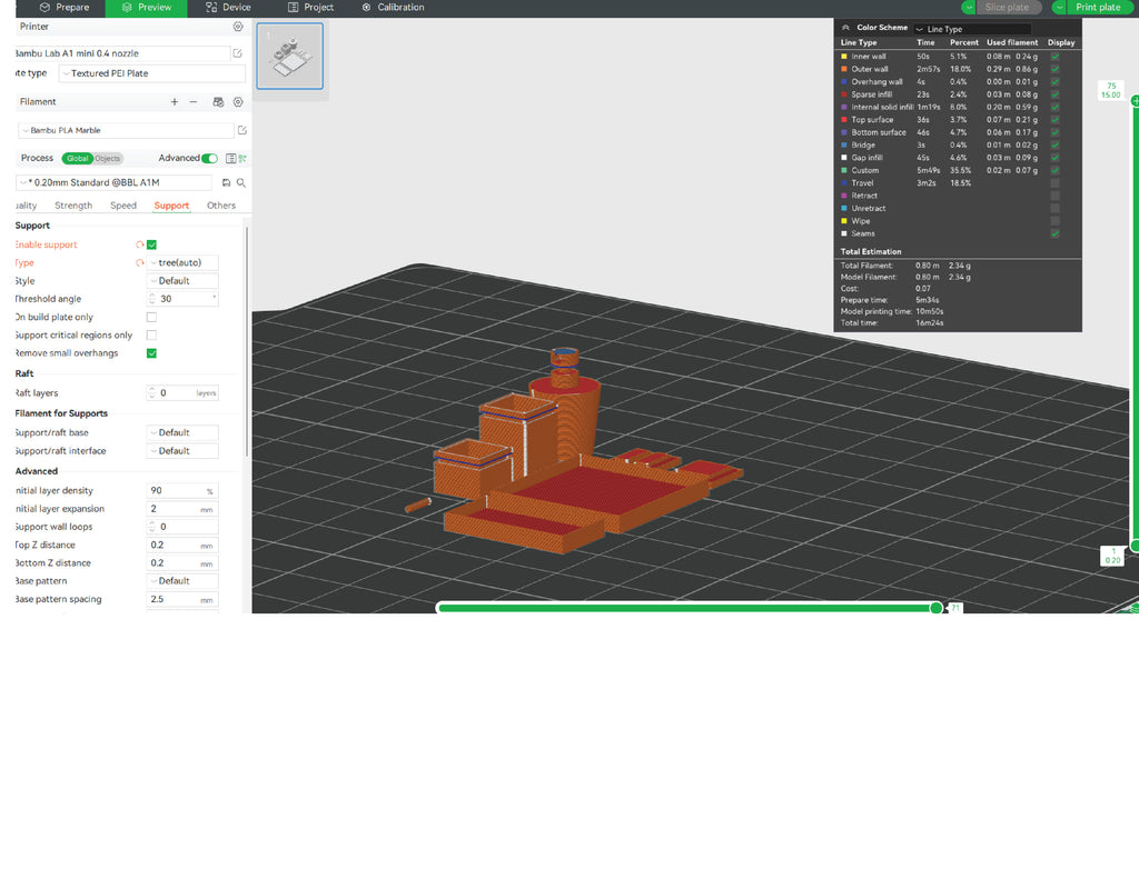 1:12 openable soap bottle and cotton boxes for washroom, 3D printing STL
