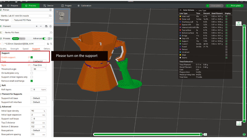 1:12 Stove top coffee maker 3D printable file mini appliances for mini kitchen