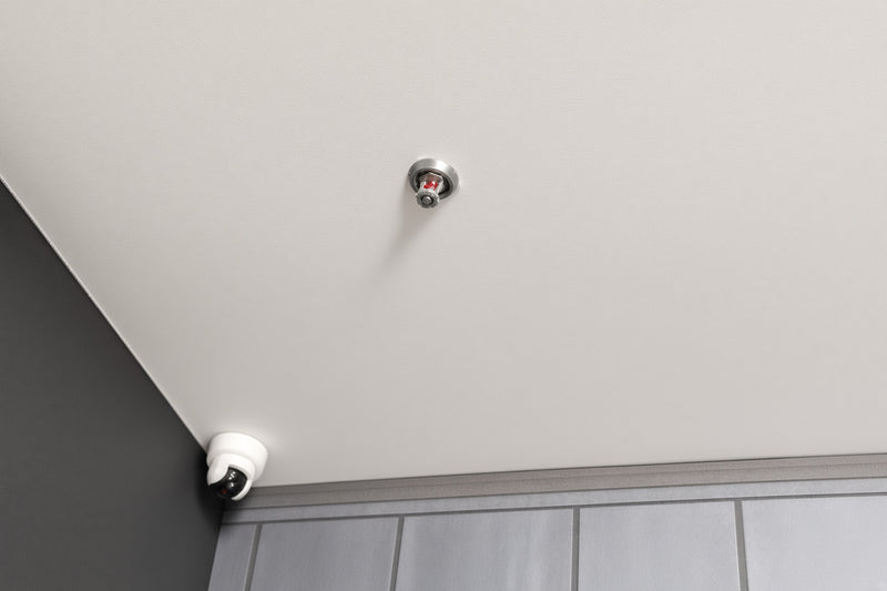 1:12 Scale Miniature Fire Sprinkler Head, Tiny Ceiling Mount Safety Fixture, Dollhouse Office Shop Apartment Hotel(Physical Product)