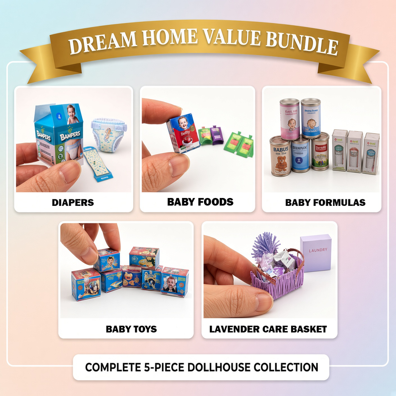 1:12 Baby Essentials Set (5 Printable Kits)