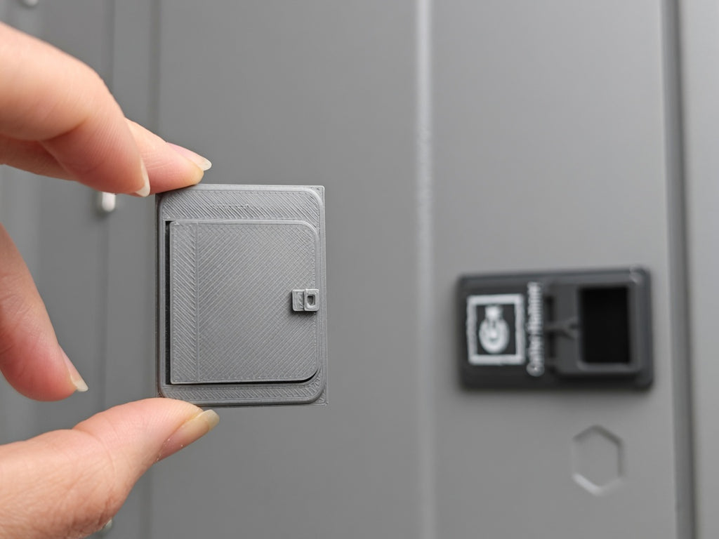 1:12 Scale Modern Electrical Breaker Panel, Miniature Utility Room Accessory (Physical Product)