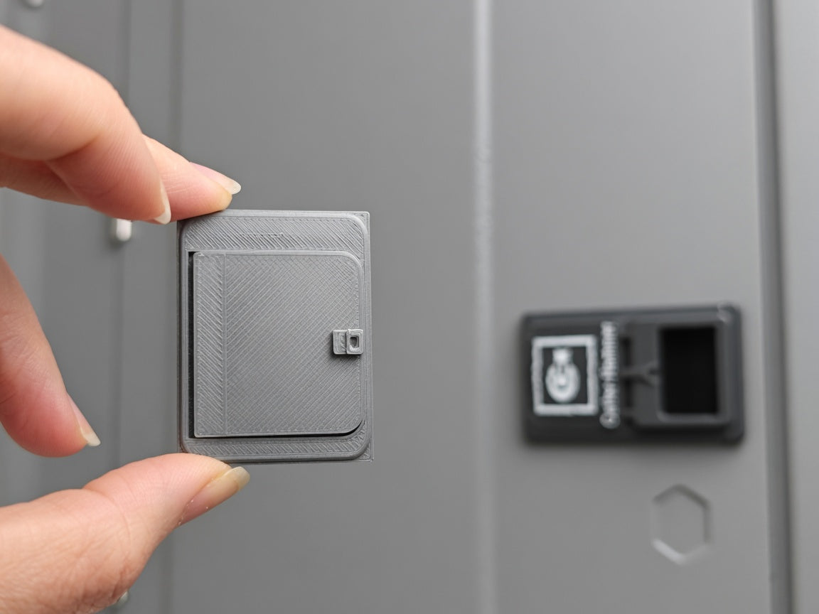 1:12 Scale Modern Electrical Breaker Panel, Miniature Utility Room Accessory (Physical Product)
