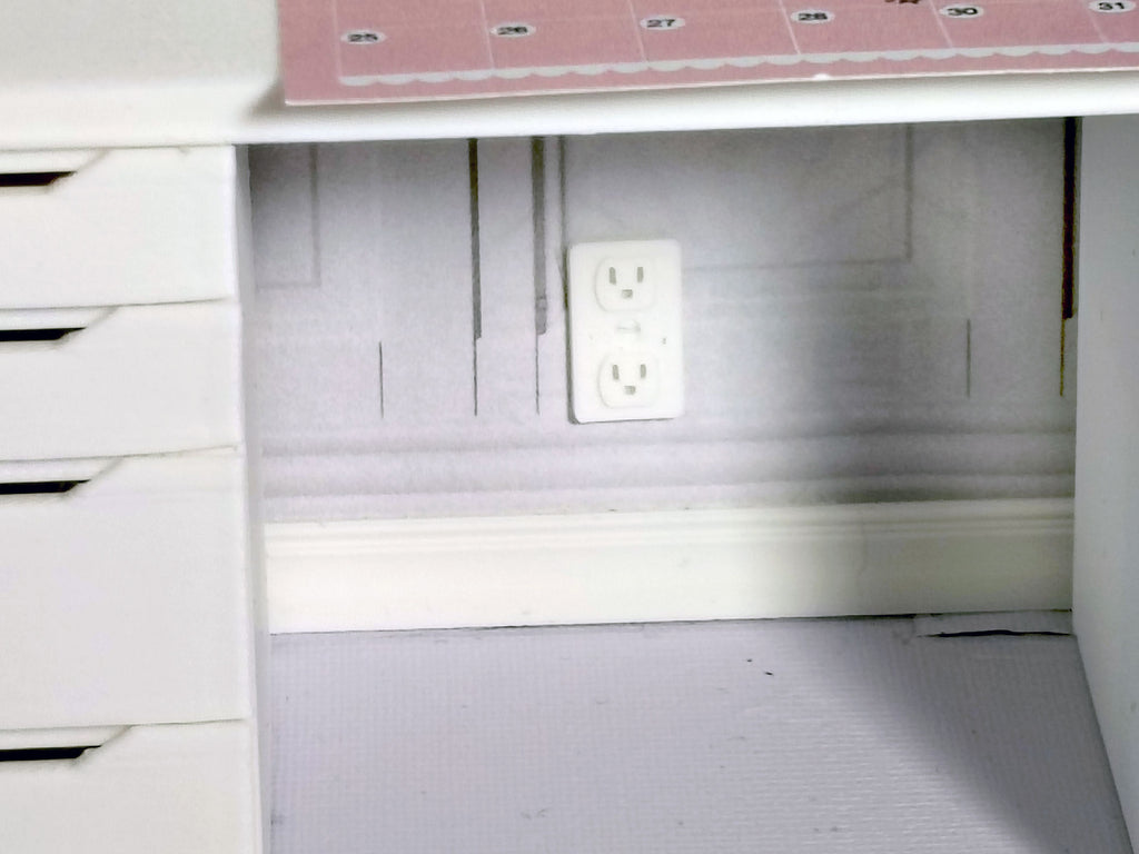 Light Switch and Outlet set for 1:!2 dollhouse ready to ship