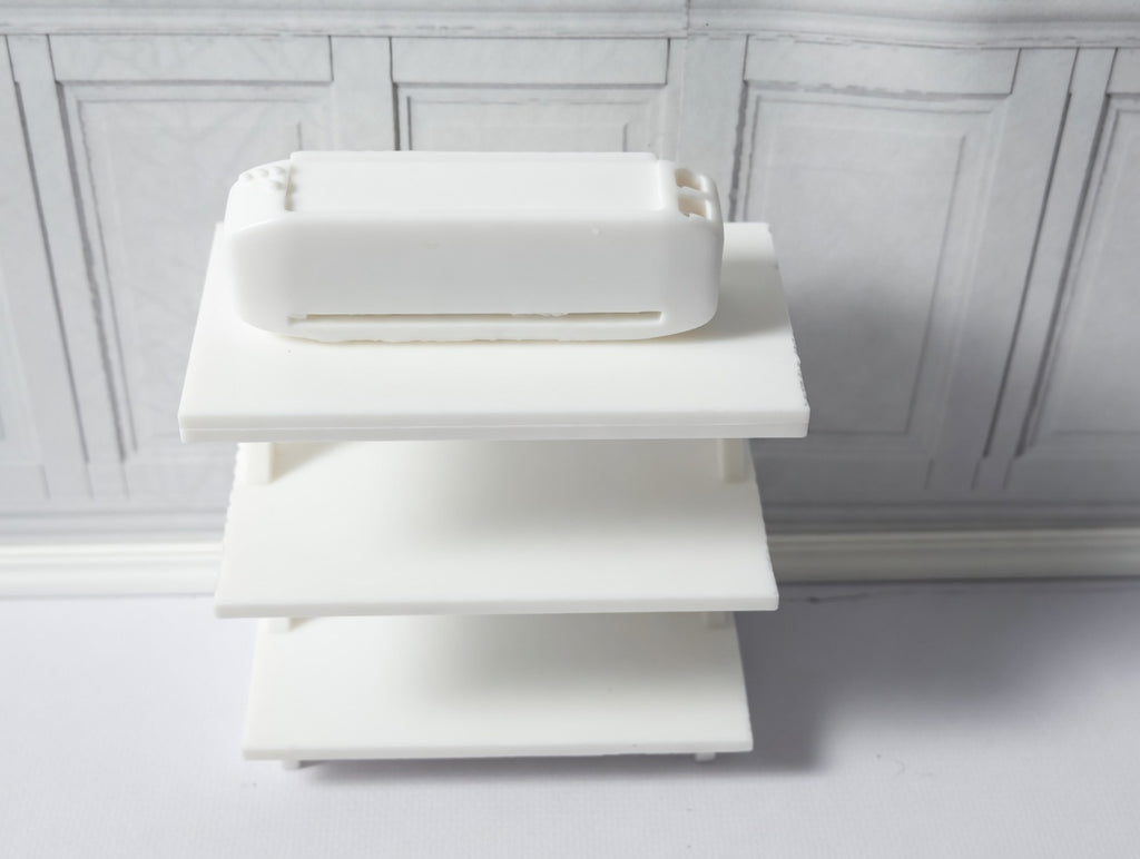 1:12 Scale Miniature Cutting Machine, Cricut Style Craft Room Accessory, Dollhouse Miniature Supplies