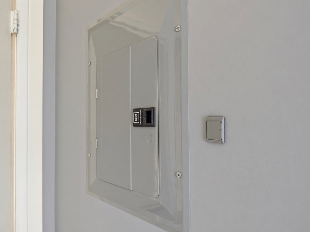 1:12 Scale Modern Electrical Breaker Panel, Miniature Utility Room Accessory (Physical Product)