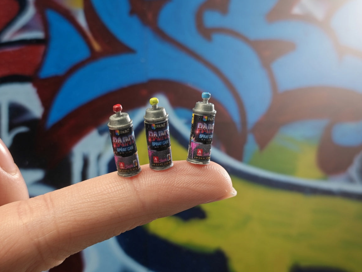 Vibrant 3-Piece Variety Pack: Includes three separate spray bottles in eye-catching red, blue, and yellow to easily brighten up your miniature displays.