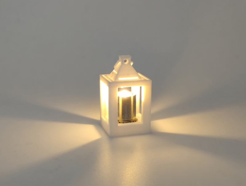 1:12 lantern that compatible with 4mm light 3d print STL file miniature