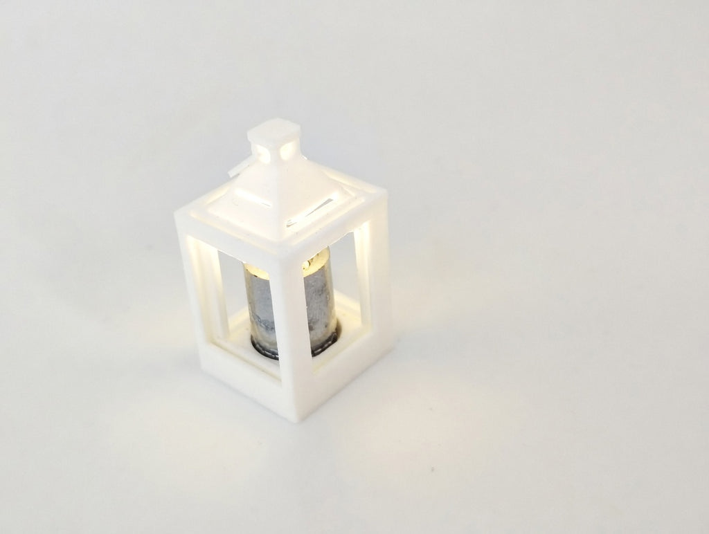1:12 lantern that compatible with 4mm light 3d print STL file miniature