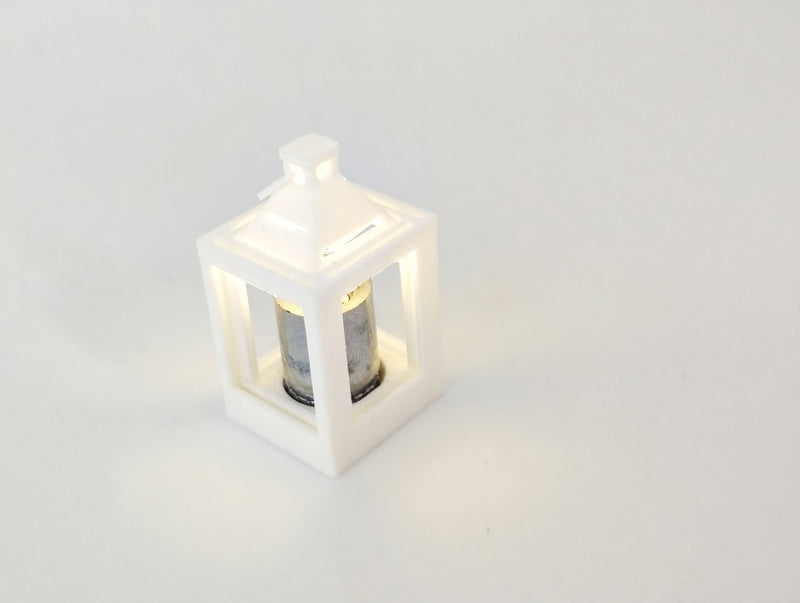 1:12 lantern that compatible with 4mm light 3d print STL file miniature