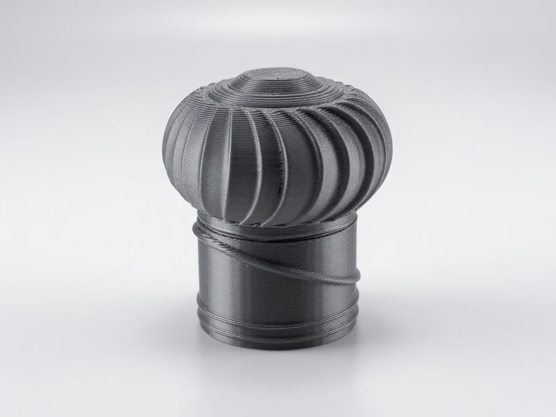 1:12 Scale Miniature Rooftop Turbine Vent, Tiny Whirlybird Industrial Roof Radiator Fan, Dollhouse Attic Warehouse Garage Exterior Accessory