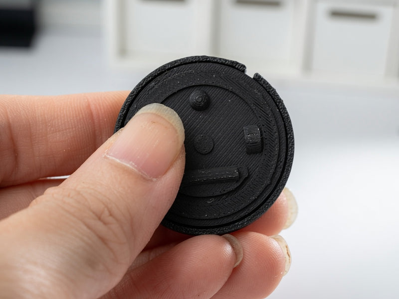 1:12 Scale Miniature Robot Vacuum Cleaner with Charging Dock, Tiny Smart Home Appliance (Physical Product)