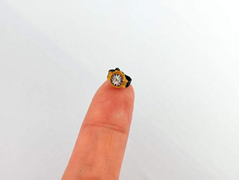 Artist Crafted 1:12 Scale Miniature Watch Collection, Luxury Dollhouse Accessory (Set of 3