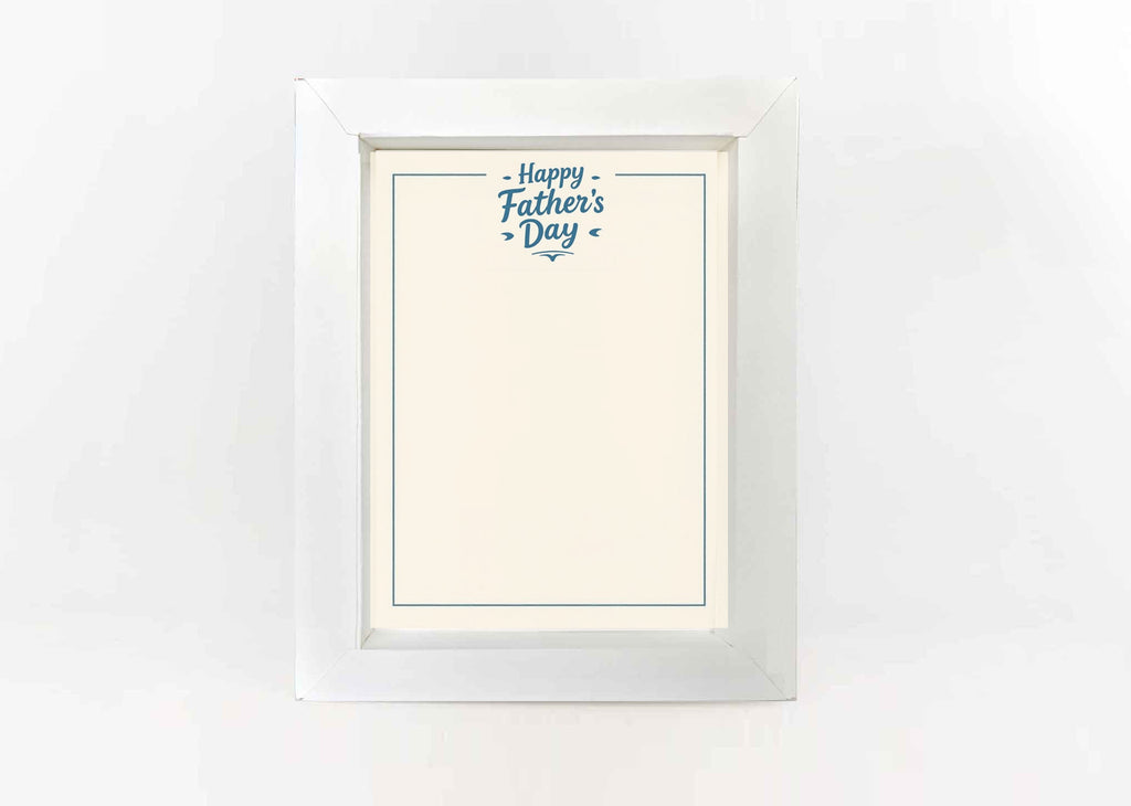 Father's Day 7X 5 inches background yellow color style (not included photo frame and Stand)