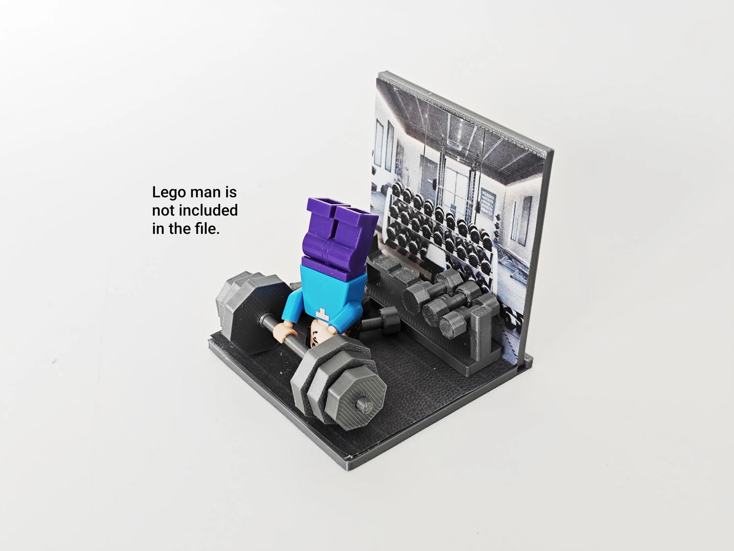 MINI FIGURE Gym facilities for Block Man, perfect for creating the ultimate fitness, Brick Accessories & Kits, minifigure