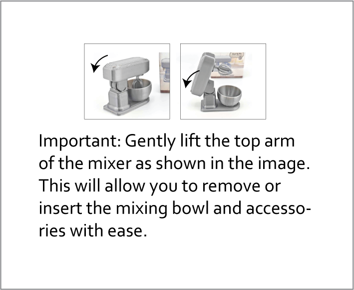 1:12 Mixer, Tilt-Head Stand Mixer, Retro Stand Mixer, Baking display, Mini kitchen cooking electronic appliance, 3D print, STL dollhouse